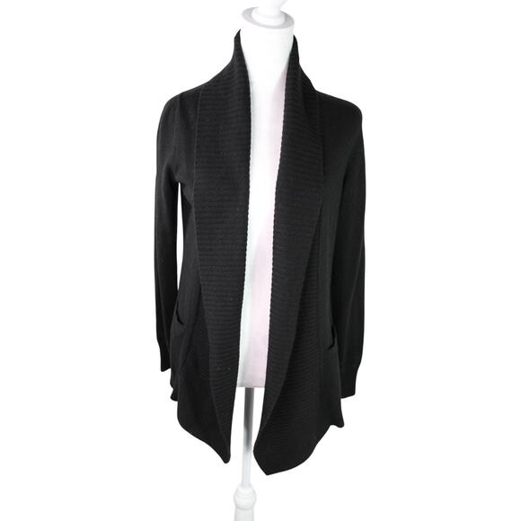 Banana Republic Italian Yarn Merino Wool Cashmere Blend Open Front Cardigan S - Picture 1 of 8
